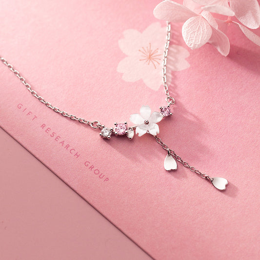 Shell Flower Necklace, necklace for women