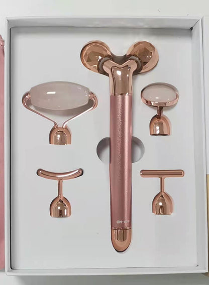 "5-in-1 24K Gold Beauty Bar: Enhance your skincare routine with this luxurious facial massager."