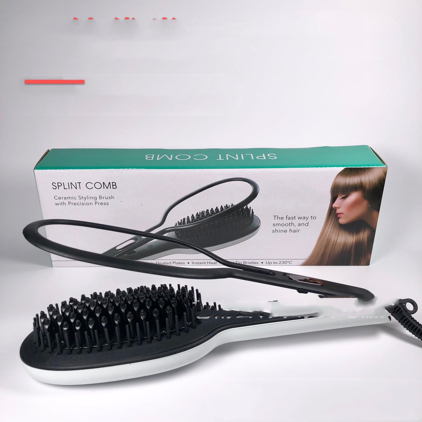 Effortlessly style hair with precision using Explosive Style Hairdresser Splint Straight Hair Comb, available now in-store. image  3
