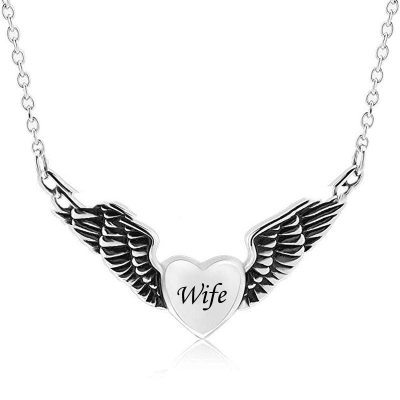 Angel wing necklace