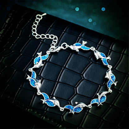 Personality Dolphin Charm Bracelet