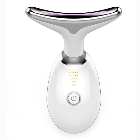 "Revitalize with Blue & Red Light Neck Massager: Youthful skin awaits in our rejuvenating device." image 2