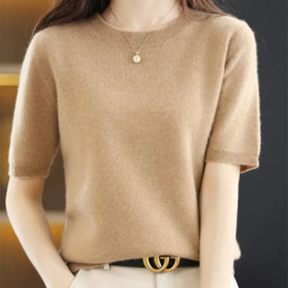 Spring & Summer New Short-Sleeved Cotton T-Shirts for Women