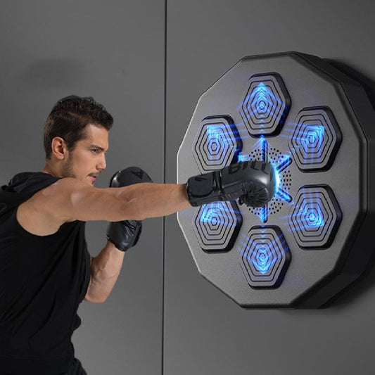  "Yuchimagic's Wall-Mounted Music Boxing Machine: Elevate training with intelligent workouts and dynamic music integration."