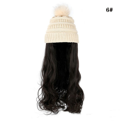 Chic Hat Wigs: Elevate style seamlessly with this versatile fashion fusion .image 8