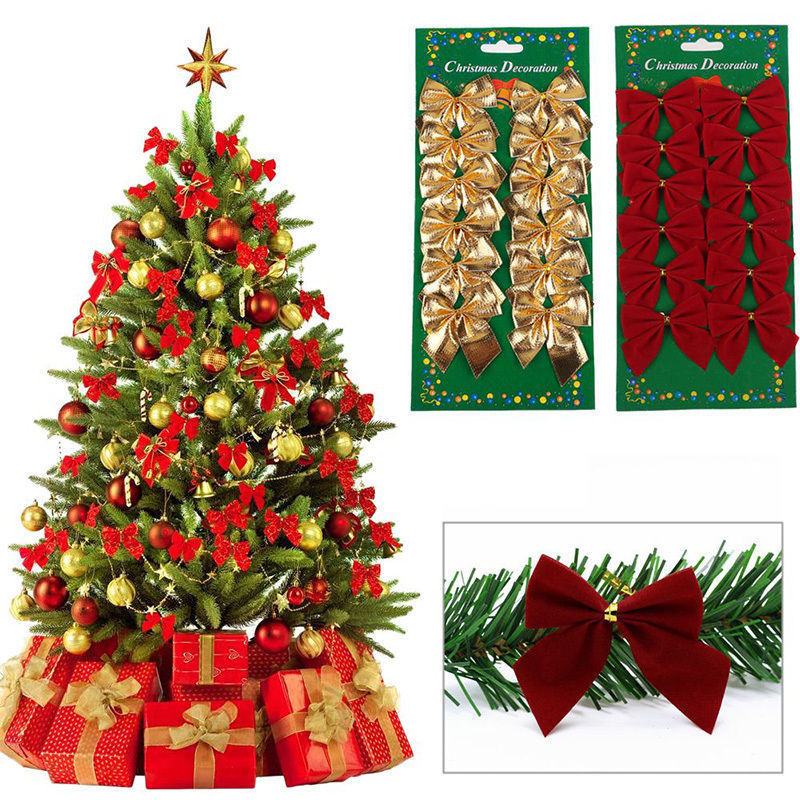 "Elevate your tree with our exquisite Christmas ornaments and festive bows. Shop holiday joy!" image 1