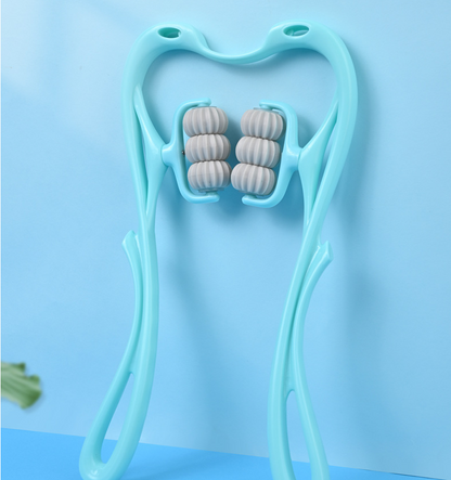 Revitalize with our Six-wheel Neck Massager: adjustable intensity, targeting tension for a rejuvenating and soothing experience. image 4