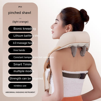 "Experience relaxation with our Electric Neck Massager – Oblique Muscle Clip for soothing shoulder relief." Yuchimagic, image 4