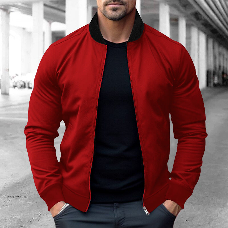 Long-sleeve Zipper Men's Jacket 