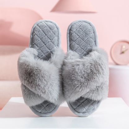 winter fluffy shoe for women
