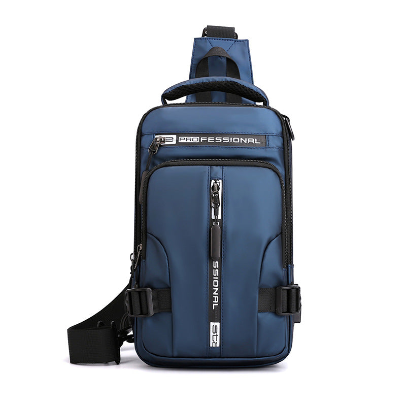 "Multifunctional Crossbody Bag Backpack: Stylish and practical accessory for men on-the-go."