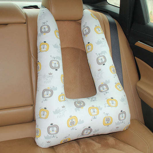 Car Car Cushion Quilt Dual-use Children Cute Pillow Baby Car With Cover Car Sleeping Artifact Pillow