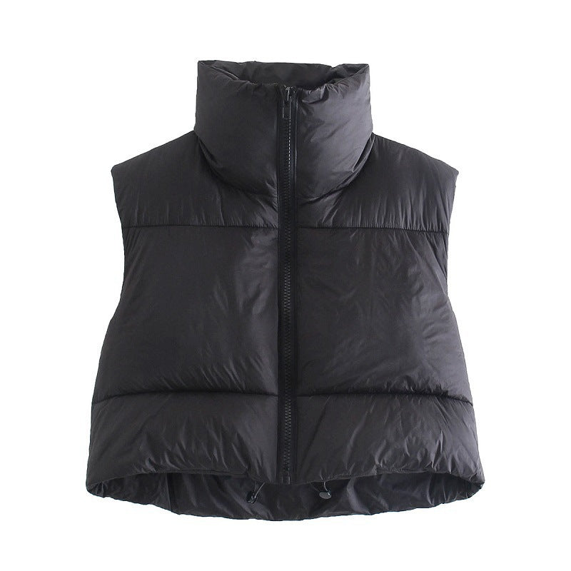 Chic puffer vests for warmth and style—available now in-store. image 8