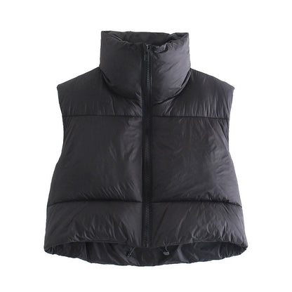 Chic puffer vests for warmth and style—available now in-store. image 8