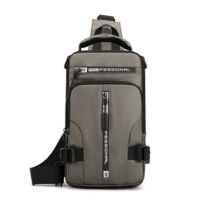 "Multifunctional Crossbody Bag Backpack: Stylish and practical accessory for men on-the-go."