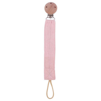 Products Beech Pacifier Clip To Soothe Baby Cotton And Hemp