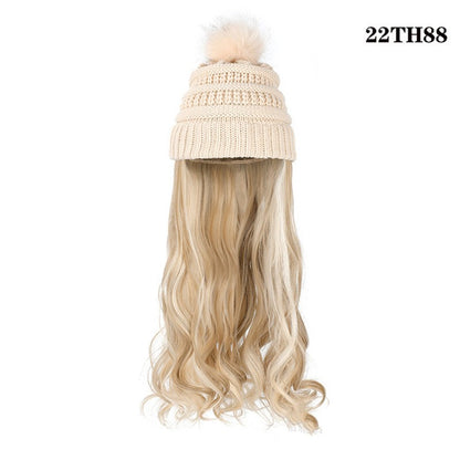 Chic Hat Wigs: Elevate style seamlessly with this versatile fashion fusion .image 3