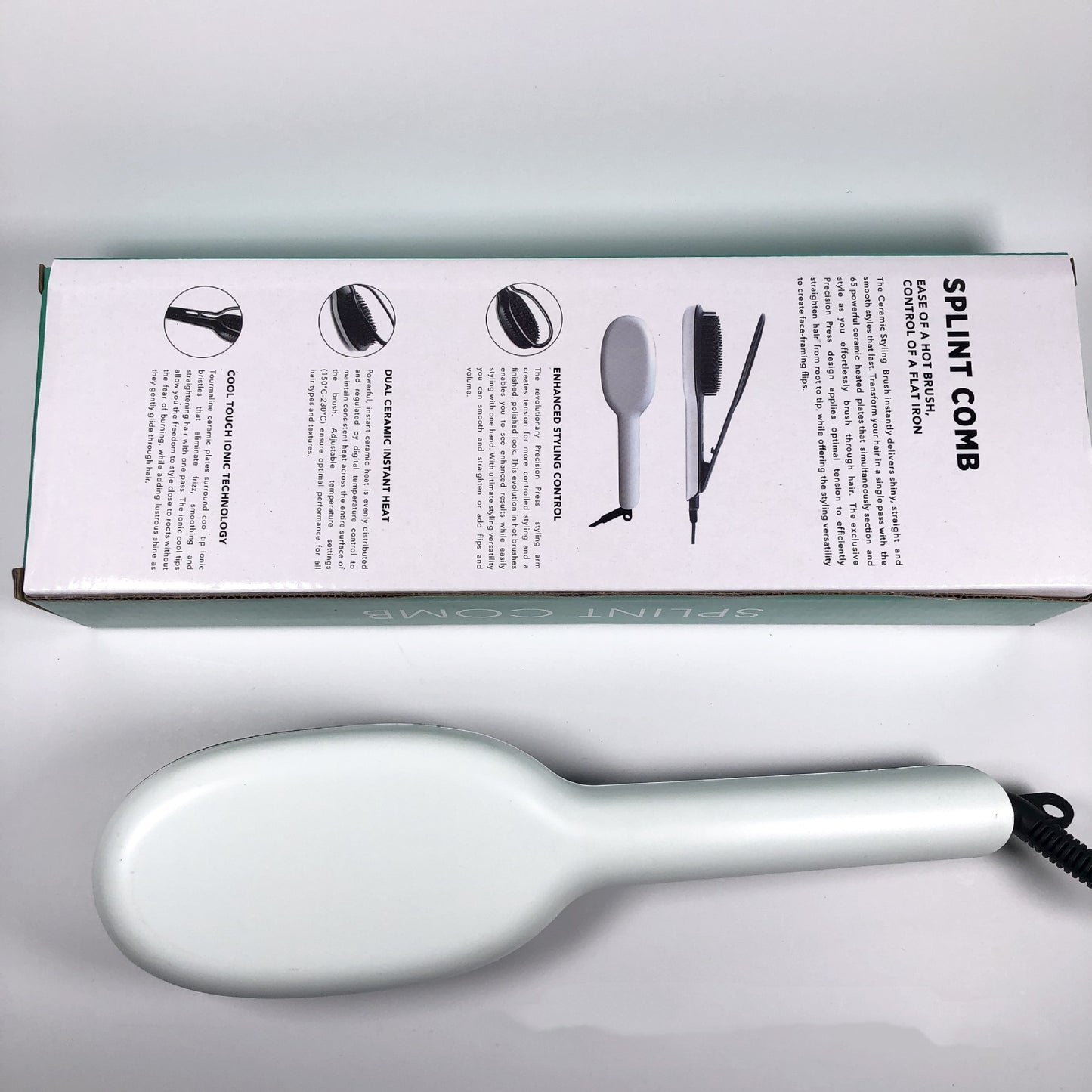 Effortlessly style hair with precision using Explosive Style Hairdresser Splint Straight Hair Comb, available now in-store. image  5