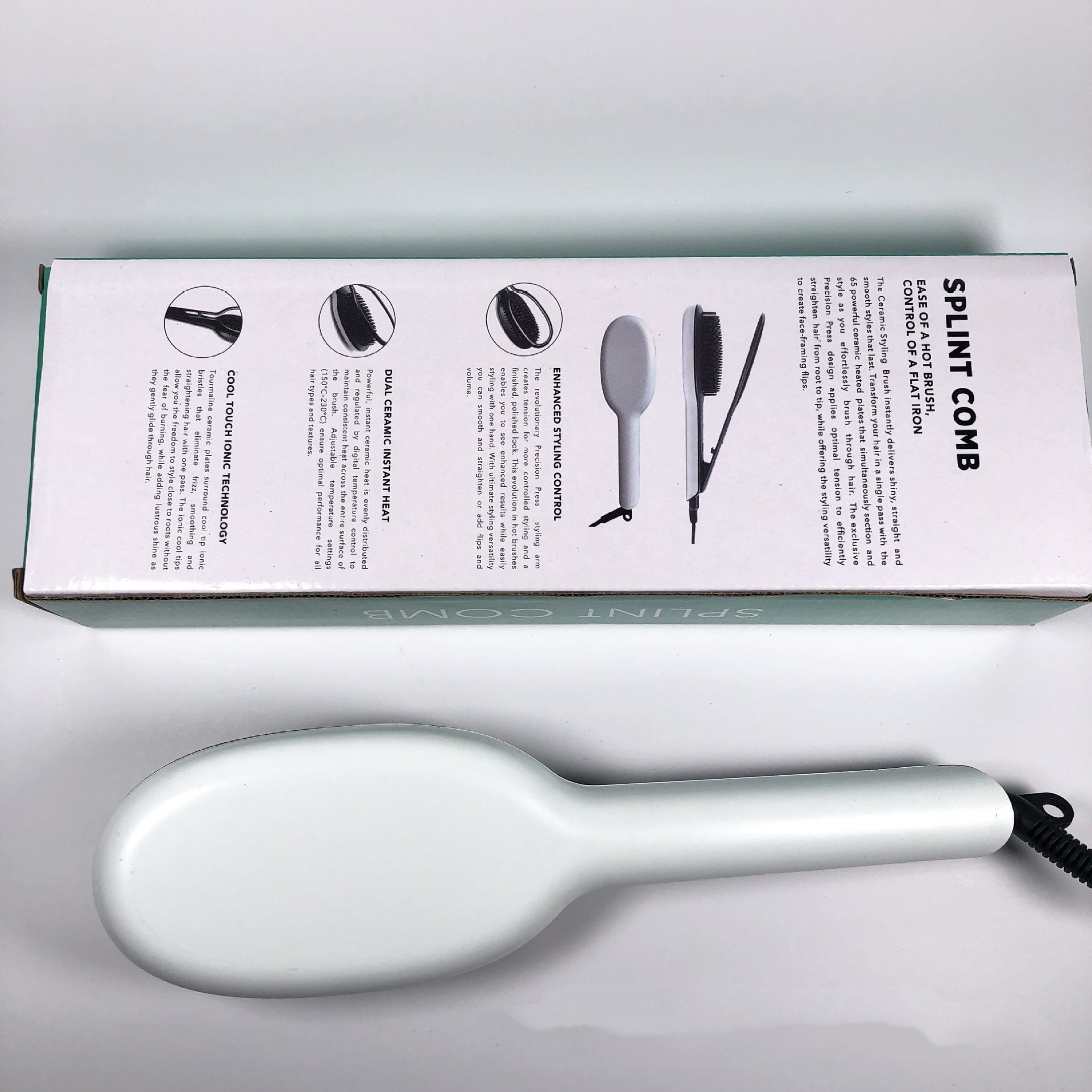 Effortlessly style hair with precision using Explosive Style Hairdresser Splint Straight Hair Comb, available now in-store. image  5