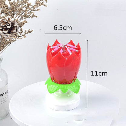 "Elevate celebrations with our Spinning Musical Birthday Candle - a magical centerpiece for joyous occasions!"