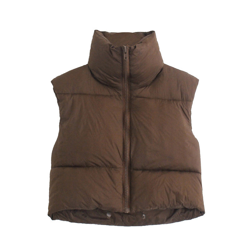 Chic puffer vests for warmth and style—available now in-store. image 7