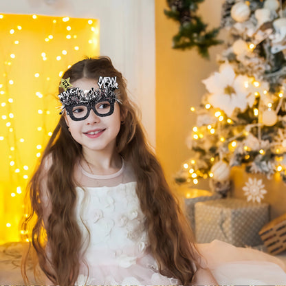 "Sparkle into 2024 with our festive New Year Party Glasses Frames! Share laughs and memories." image 4