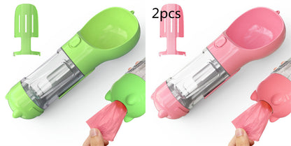 Pet Water Bottle Feeder Bowl Garbage