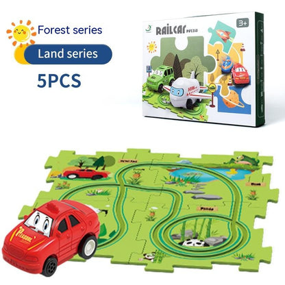 "Endless fun: Puzzle Track Cars for imaginative play. Build, race, and explore creativity effortlessly!" image 7