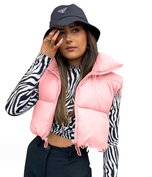 Chic puffer vests for warmth and style—available now in-store. image 15
