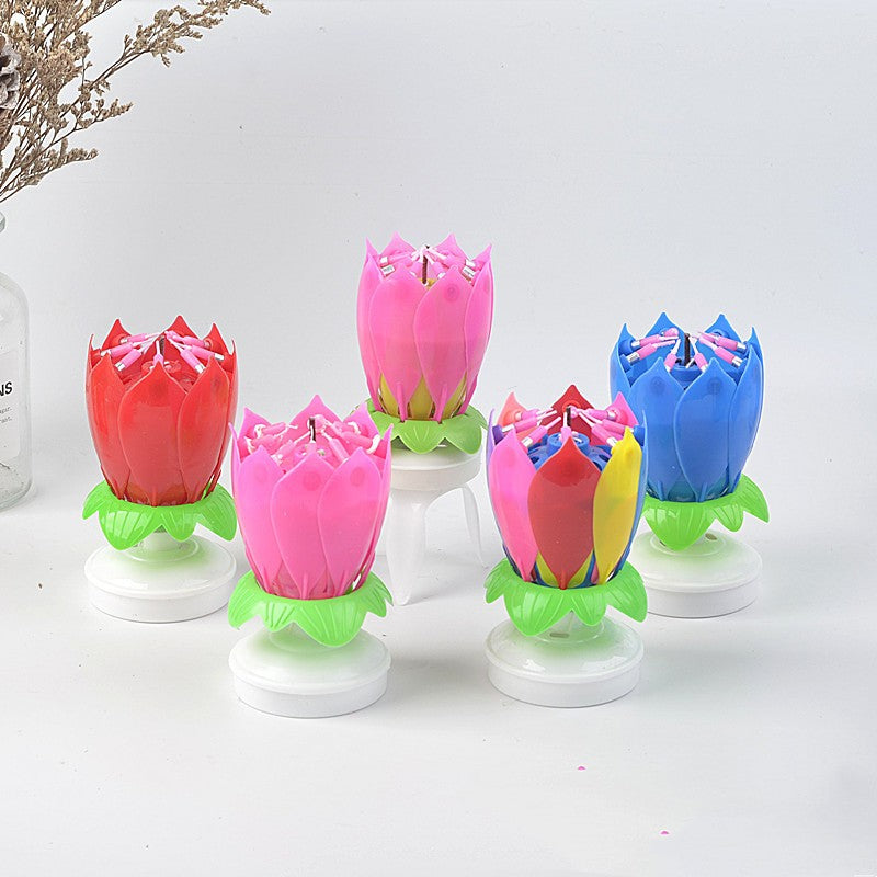 "Elevate celebrations with our Spinning Musical Birthday Candle - a magical centerpiece for joyous occasions!"