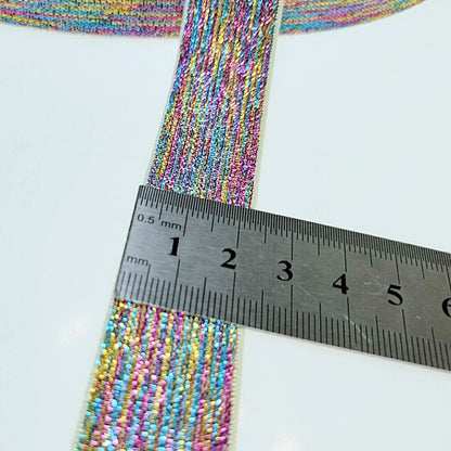 HL 22MM 2 Meters/lot Colorful Hot Stamping Elastic Bands