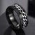 Letdiffery Cool Stainless Steel Rotatable Men Ring