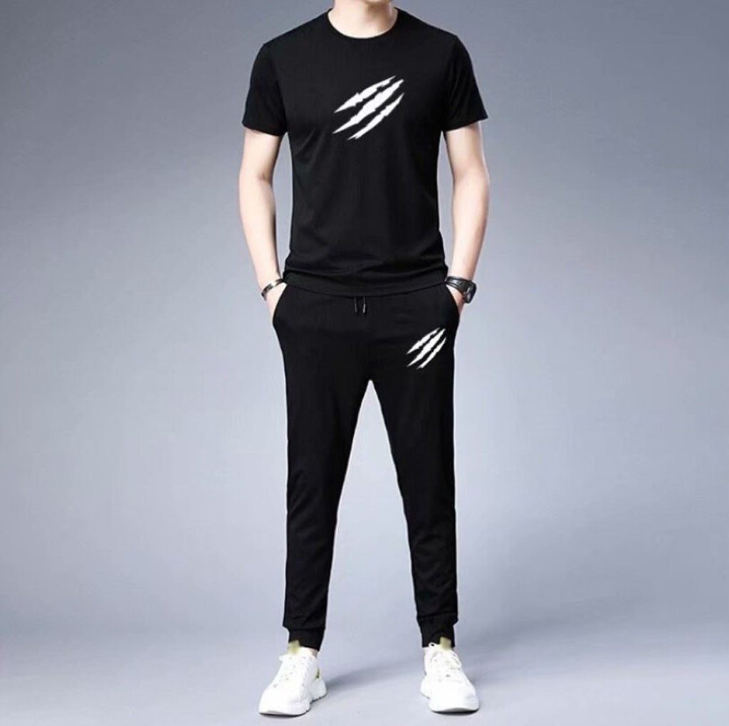 Men T-Shirt Jogging Pants Sportswear