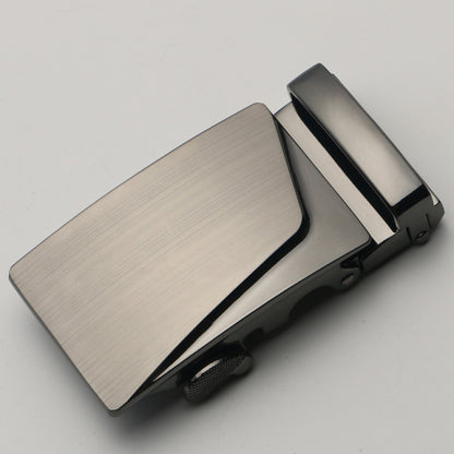 Fashion Men&#39;s Business Alloy Automatic Buckle Unique Men Plaque Belt Buckles for 3.5cm Ratchet Men Apparel Accessories luxury
